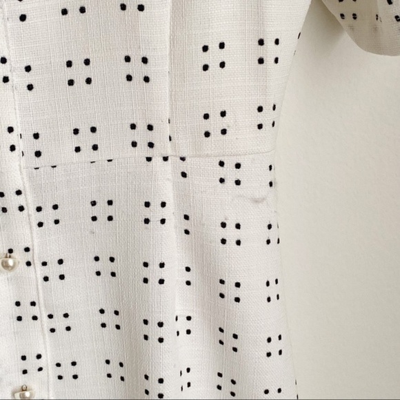 Storets polka dots with collar dress - Picture 2 of 6